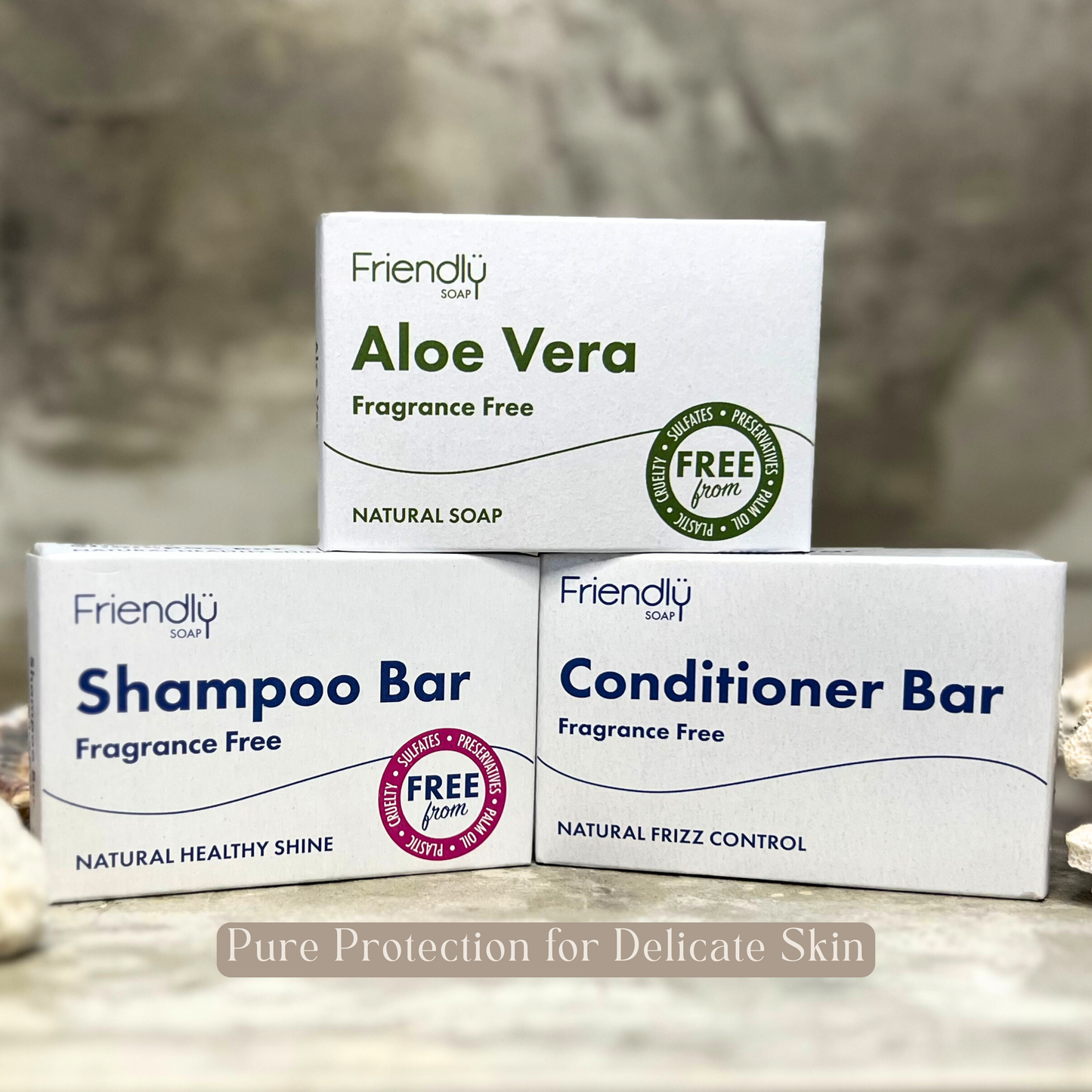 Soap I Shampoo I Conditioner Bars for Sensitive Skin (1 set)