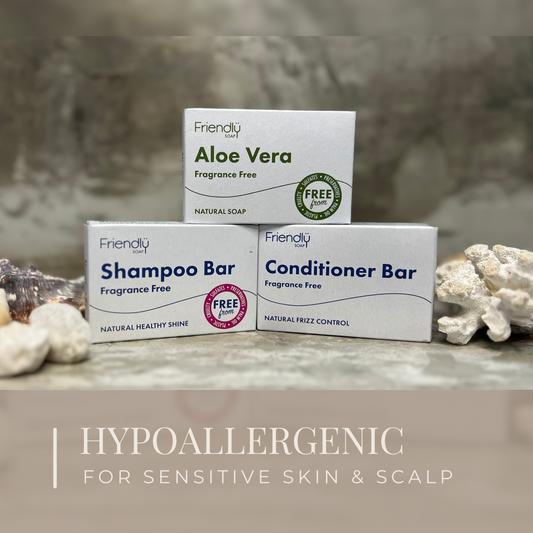 Soap I Shampoo I Conditioner Bars for Sensitive Skin (1 set)